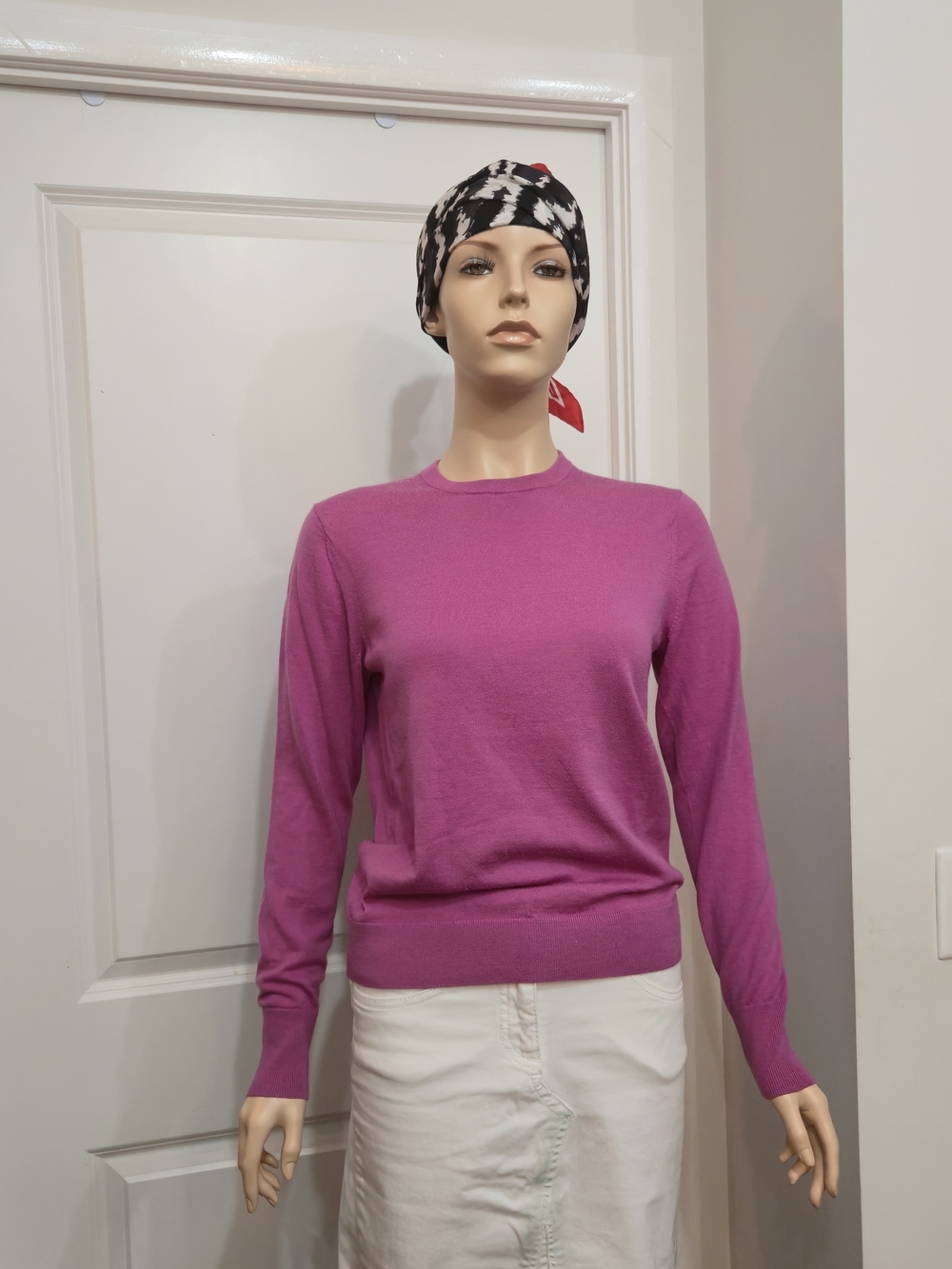 UNIQLO Wool Crewneck Sweater in Pink Size S/P Like New